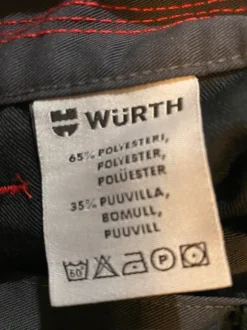 Wurth työhousut worker basic