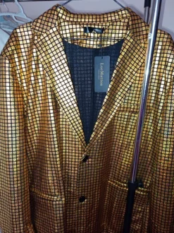 Złota marynarka karnawałowa